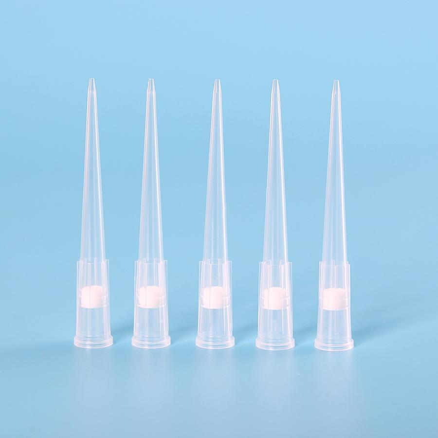 Pipette Tips, 200μl with filter (Dnase & Rnase free, Sterilized by Radiation, in rack)